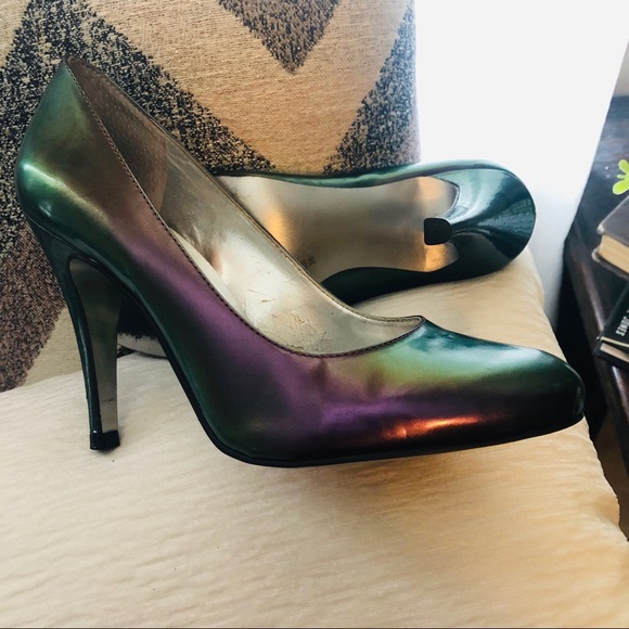 jessica simpson iridescent shoes